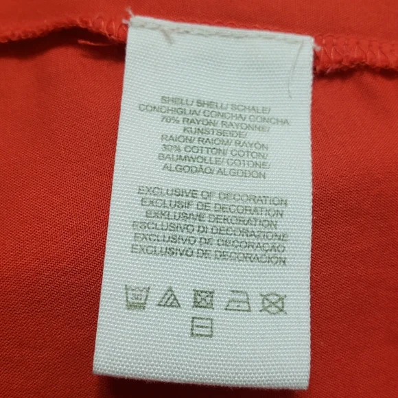 SOLD Free People Orange Beaded Boho Babydoll Tank Top Sz L - Picture 7 of 9